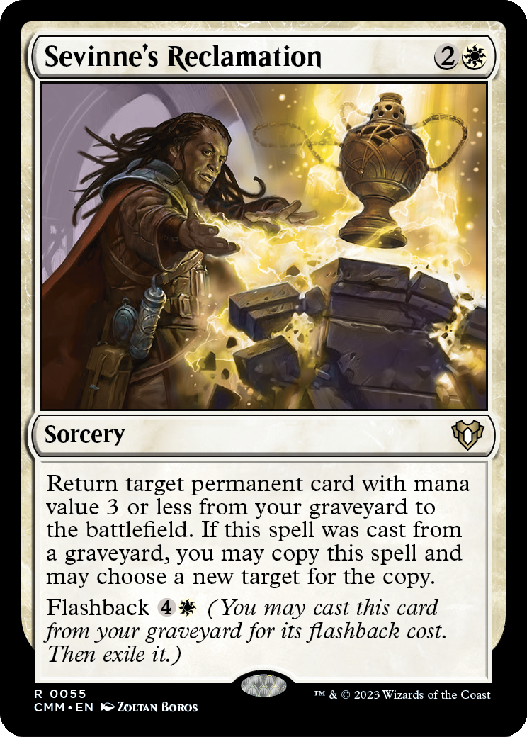 Sevinne's Reclamation (CMM-055) - Commander Masters