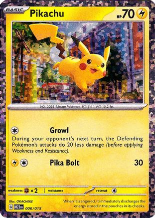 Pikachu 006  - Holofoil McDonalds Promos 2023 - Promo