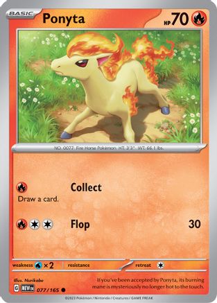 Ponyta 077  SV Scarlet & Violet 151 - Common