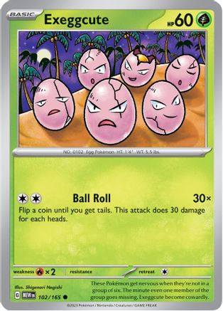 Exeggcute 102  SV Scarlet & Violet 151 - Common