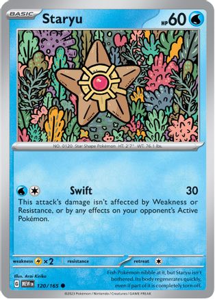 Staryu 120  SV Scarlet & Violet 151 - Common