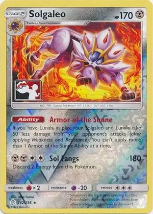 Solgaleo  - Reverse Holofoil League & Championship Cards - Holo Rare
