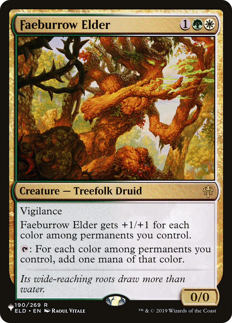 Faeburrow Elder (LIST-190/269) - The List Reprints