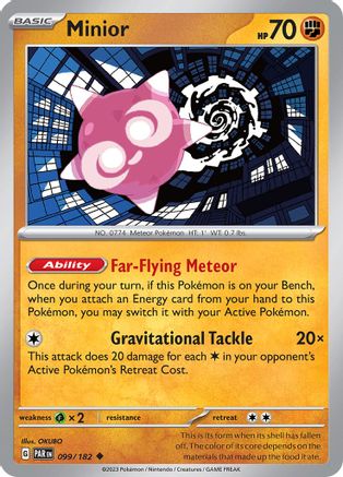 Minior 099/182  SV04 Paradox Rift - Uncommon