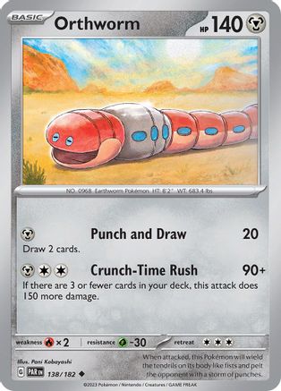 Orthworm 138  SV04 Paradox Rift - Uncommon