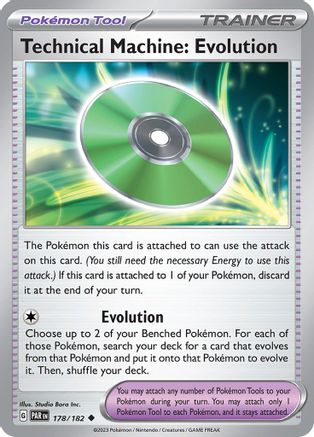 Technical Machine: Evolution 178  - Reverse Holofoil SV04 Paradox Rift - Uncommon