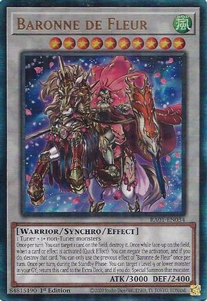 Baronne de Fleur (PUR) (RA01-EN034) - 25th Anniversary Rarity Collection 1st Edition