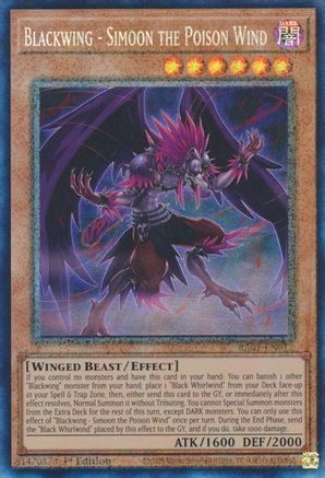 Blackwing - Simoon the Poison Wind (PCR) (RA01-EN012) - 25th Anniversary Rarity Collection 1st Edition