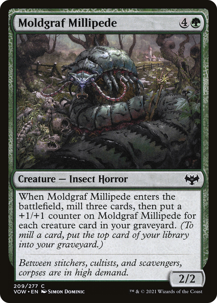 Moldgraf Millipede (VOW-209) - Innistrad: Crimson Vow