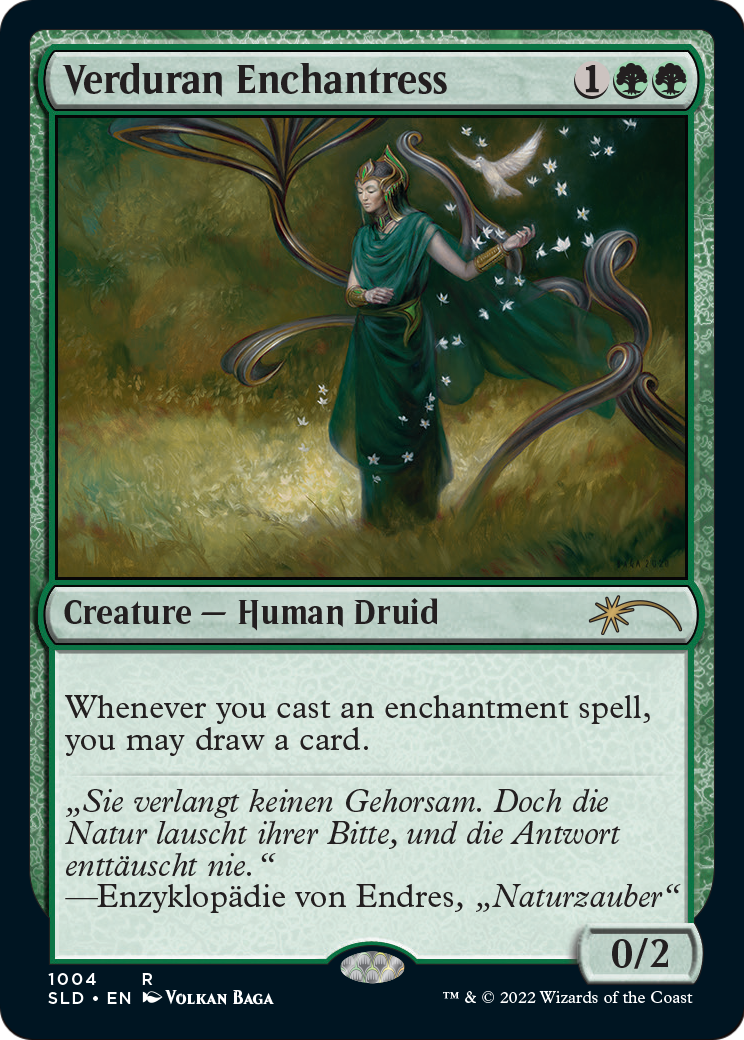 Verduran Enchantress (SLD-1004) - Secret Lair Drop Foil