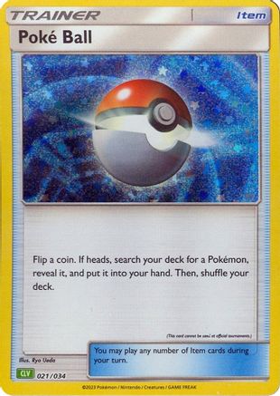 Poke Ball (CLV) 021  - Holofoil Trading Card Game Classic - Classic Collection