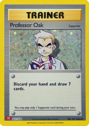 Professor Oak (CLC) 023  - Holofoil Trading Card Game Classic - Classic Collection