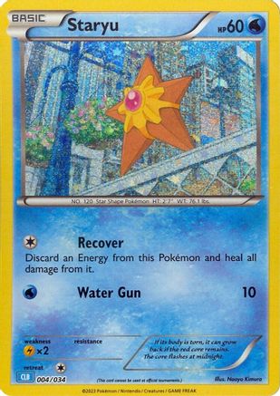 Staryu 004  - Holofoil Trading Card Game Classic - Classic Collection