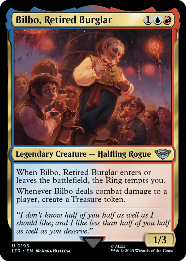 Bilbo, Retired Burglar (LTR-196) - The Lord of the Rings: Tales of Middle-earth Foil