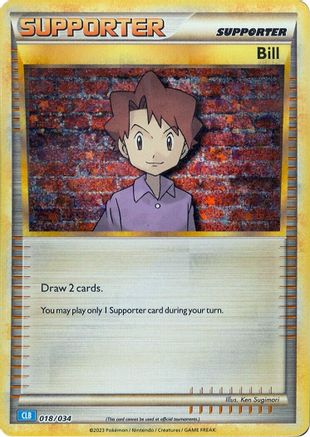 Bill (CLB) 018  - Holofoil Trading Card Game Classic - Classic Collection