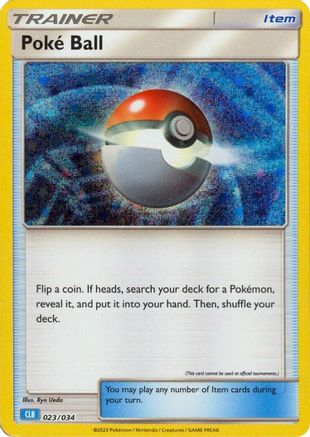 Poke Ball (CLB) 023  - Holofoil Trading Card Game Classic - Classic Collection