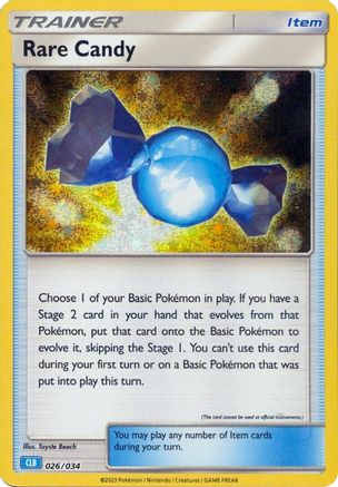 Rare Candy (CLB) 026  - Holofoil Trading Card Game Classic - Classic Collection