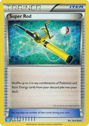 Super Rod (CLB) 028  - Holofoil Trading Card Game Classic - Classic Collection