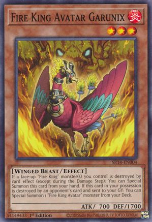 Fire King Avatar Garunix (SR14-EN004) - Structure Deck: Fire Kings Unlimited