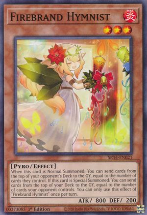 Firebrand Hymnist (SR14-EN021) - Structure Deck: Fire Kings Unlimited
