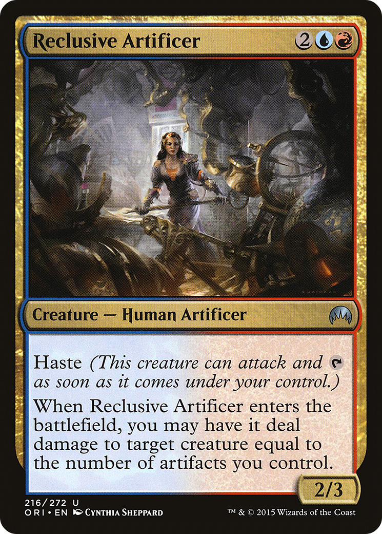 Reclusive Artificer (ORI-216) - Magic Origins