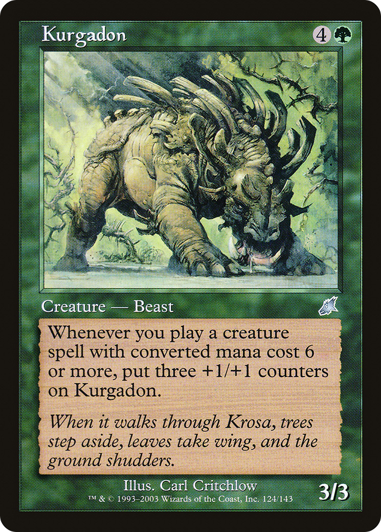 Kurgadon (SCG-124) - Scourge Foil