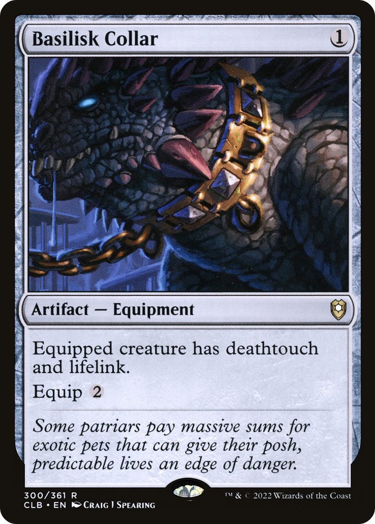 Basilisk Collar (CLB-300) - Commander Legends: Battle for Baldur's Gate