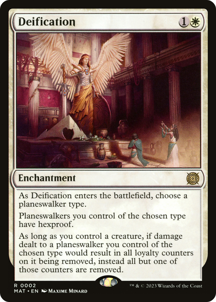 Deification (MAT-002) - March of the Machine: The Aftermath Foil