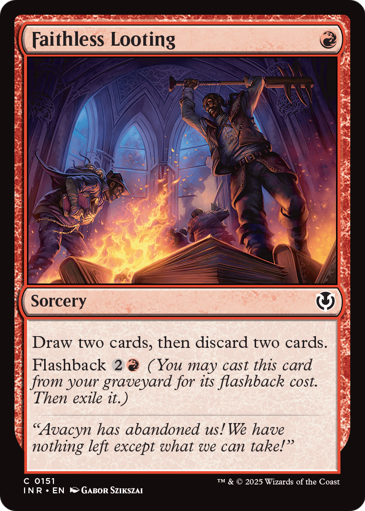 Faithless Looting (INR-151) - Innistrad Remastered Foil
