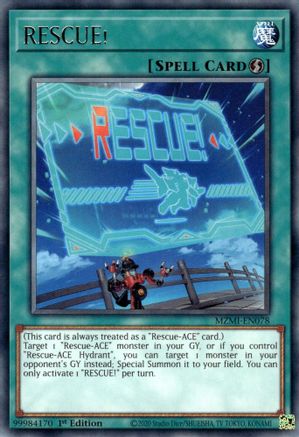 RESCUE! (MZMI-EN078) - Maze of Millennia 1st Edition