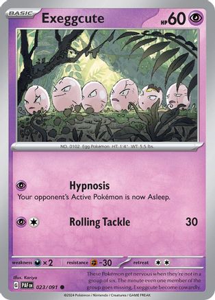 Exeggcute 023  SV Paldean Fates - Common