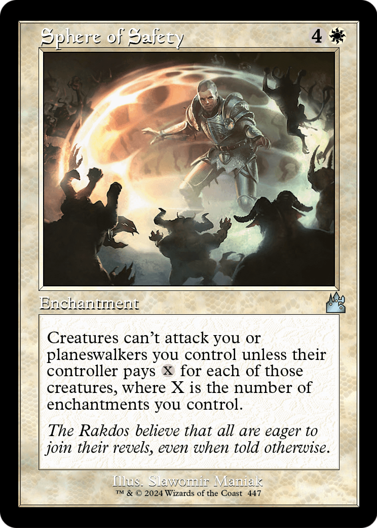 Sphere of Safety (Retro Frame) (RVR-447) - Ravnica Remastered