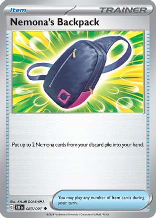 Nemona's Backpack 083  SV Paldean Fates - Uncommon