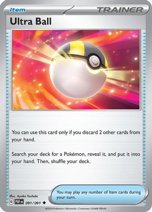 Ultra Ball 091  SV Paldean Fates - Uncommon