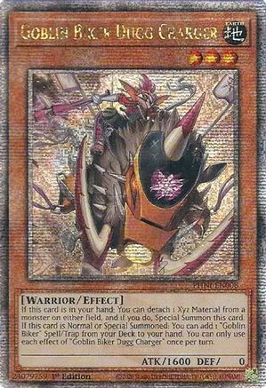 Goblin Biker Dugg Charger (Quarter Century Secret Rare) (PHNI-EN008) - Phantom Nightmare 1st Edition
