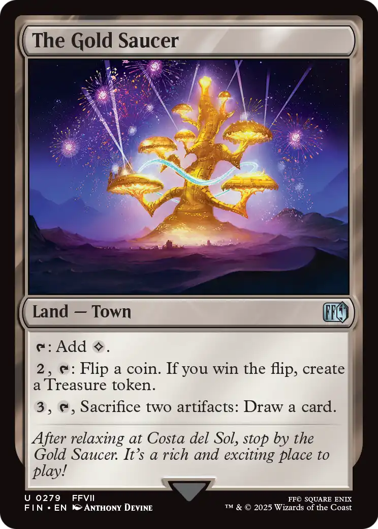 The Gold Saucer (FIN-279) - FINAL FANTASY Foil