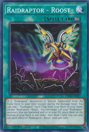 Raidraptor - Roost (PHNI-EN057) - Phantom Nightmare 1st Edition