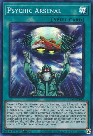 Psychic Arsenal (PHNI-EN082) - Phantom Nightmare 1st Edition