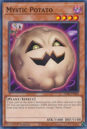Mystic Potato (PHNI-EN098) - Phantom Nightmare 1st Edition