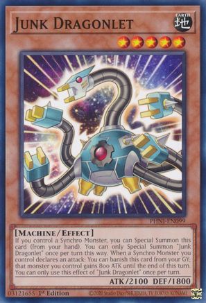 Junk Dragonlet (PHNI-EN099) - Phantom Nightmare 1st Edition