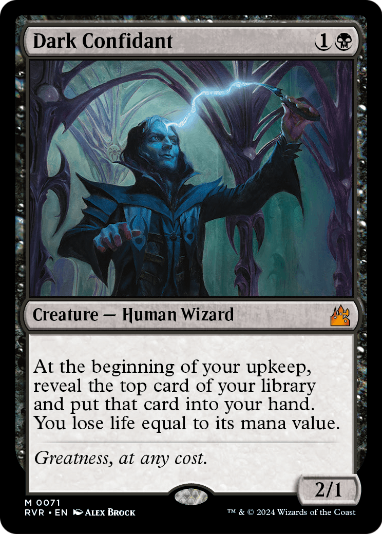 Dark Confidant (RVR-071) - Ravnica Remastered