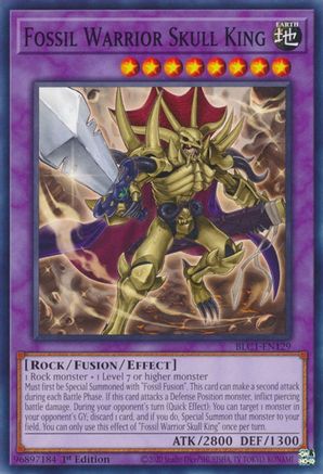 Fossil Warrior Skull King (BLC1-EN129) - Battles of Legend: Chapter 1 1st Edition