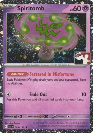 Spiritomb 089/193  Prize Pack Series Cards - Rare