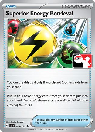 Superior Energy Retrieval 189  - Holofoil Prize Pack Series Cards - Uncommon
