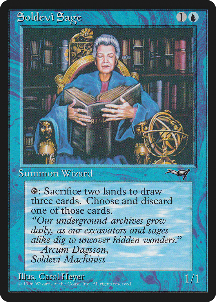 Soldevi Sage (Old Woman) (ALL-052) - Alliances