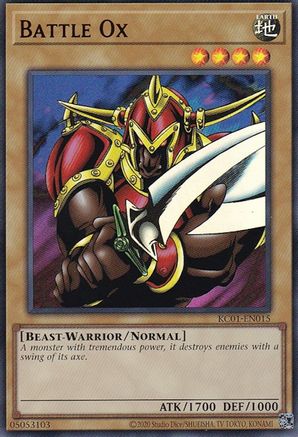 Battle Ox (KC01-EN015) - 25th Anniversary Ultimate Kaiba Set Unlimited