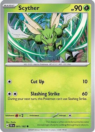 Scyther 001  SV05 Temporal Forces - Common