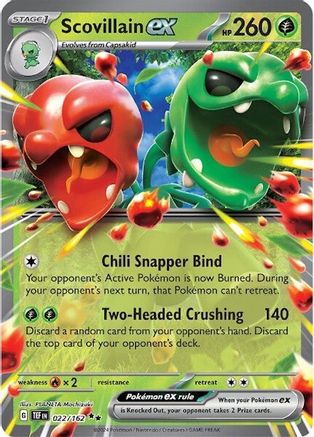 Scovillain ex 022  - Holofoil SV05 Temporal Forces - Double Rare