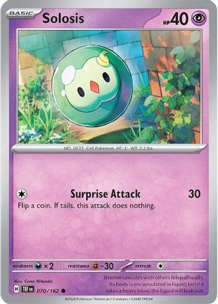 Solosis 070  - Reverse Holofoil SV05 Temporal Forces - Common