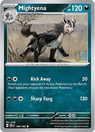 Mightyena 106  SV05 Temporal Forces - Common